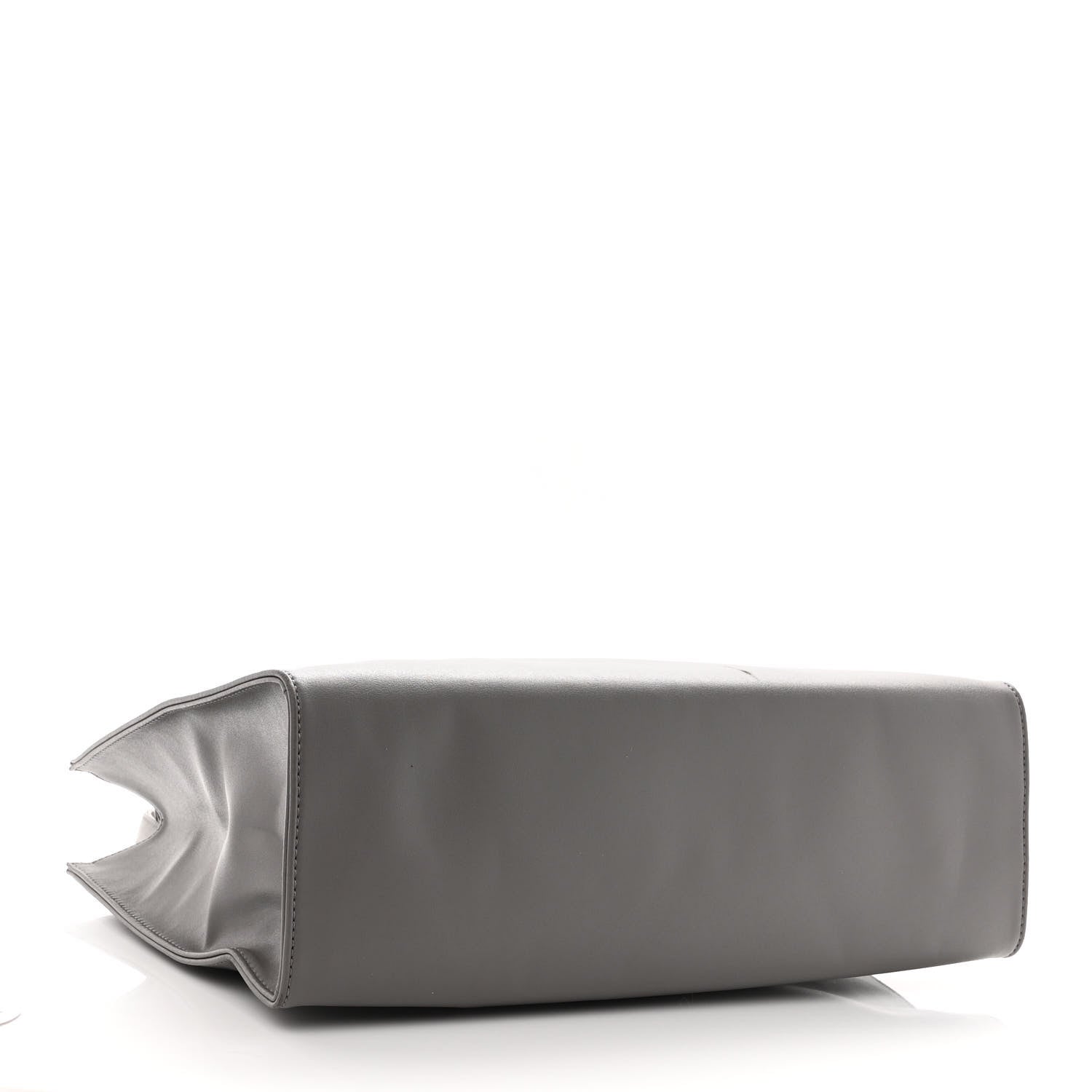 Telfar Vegan Leather Medium Shopping Bag Grey 4 of 11