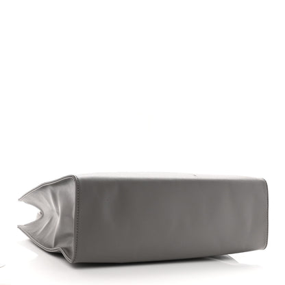 Telfar Vegan Leather Medium Shopping Bag Grey 4 of 11