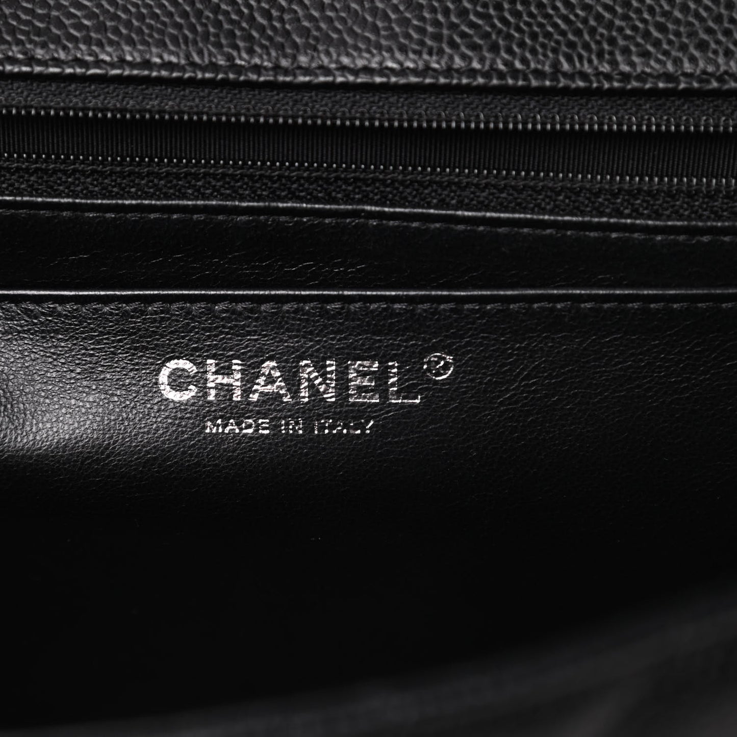 Caviar Quilted Jumbo Single Flap Black