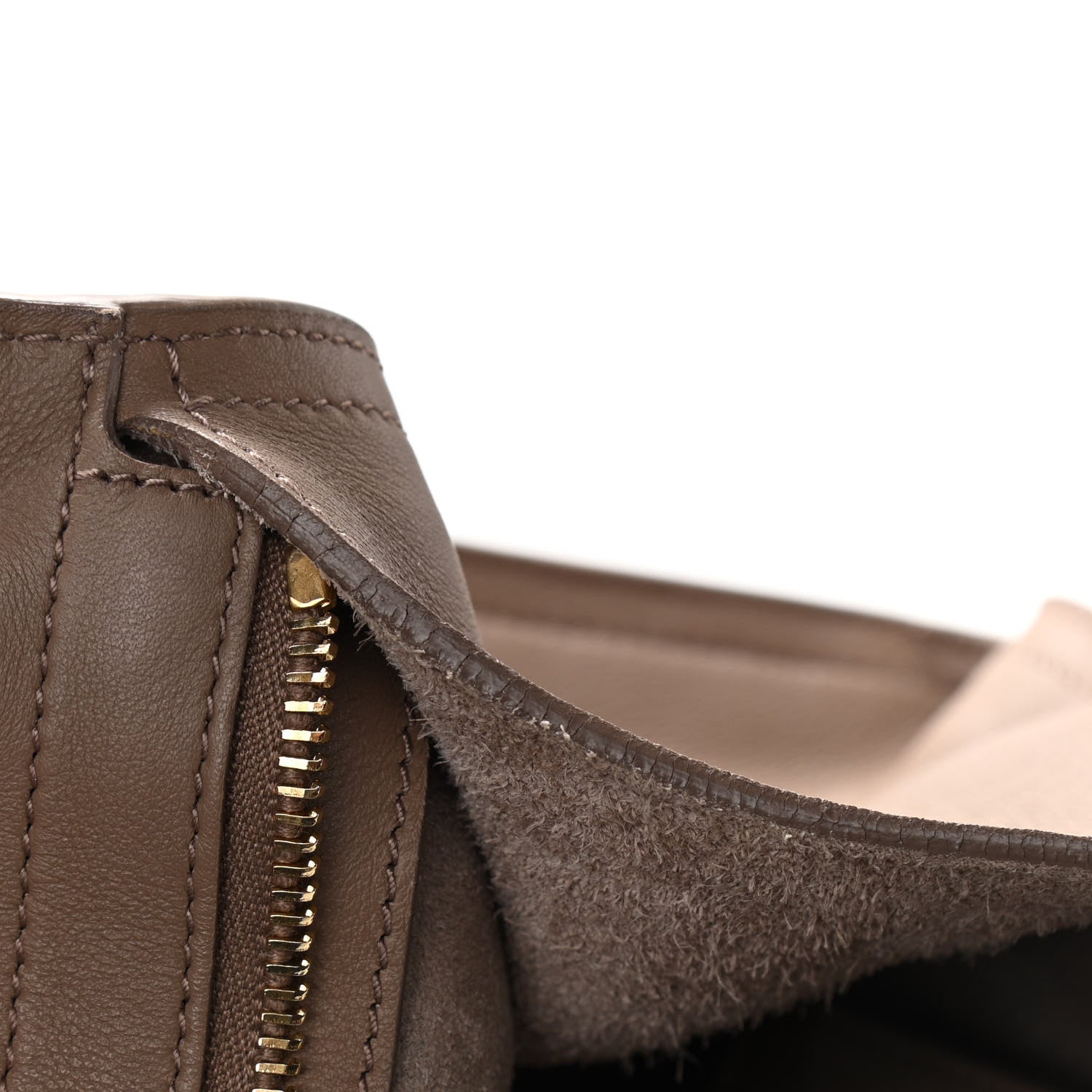 Saint Laurent Smooth Calfskin Small Monogram Cabas Taupe 14 of 15
