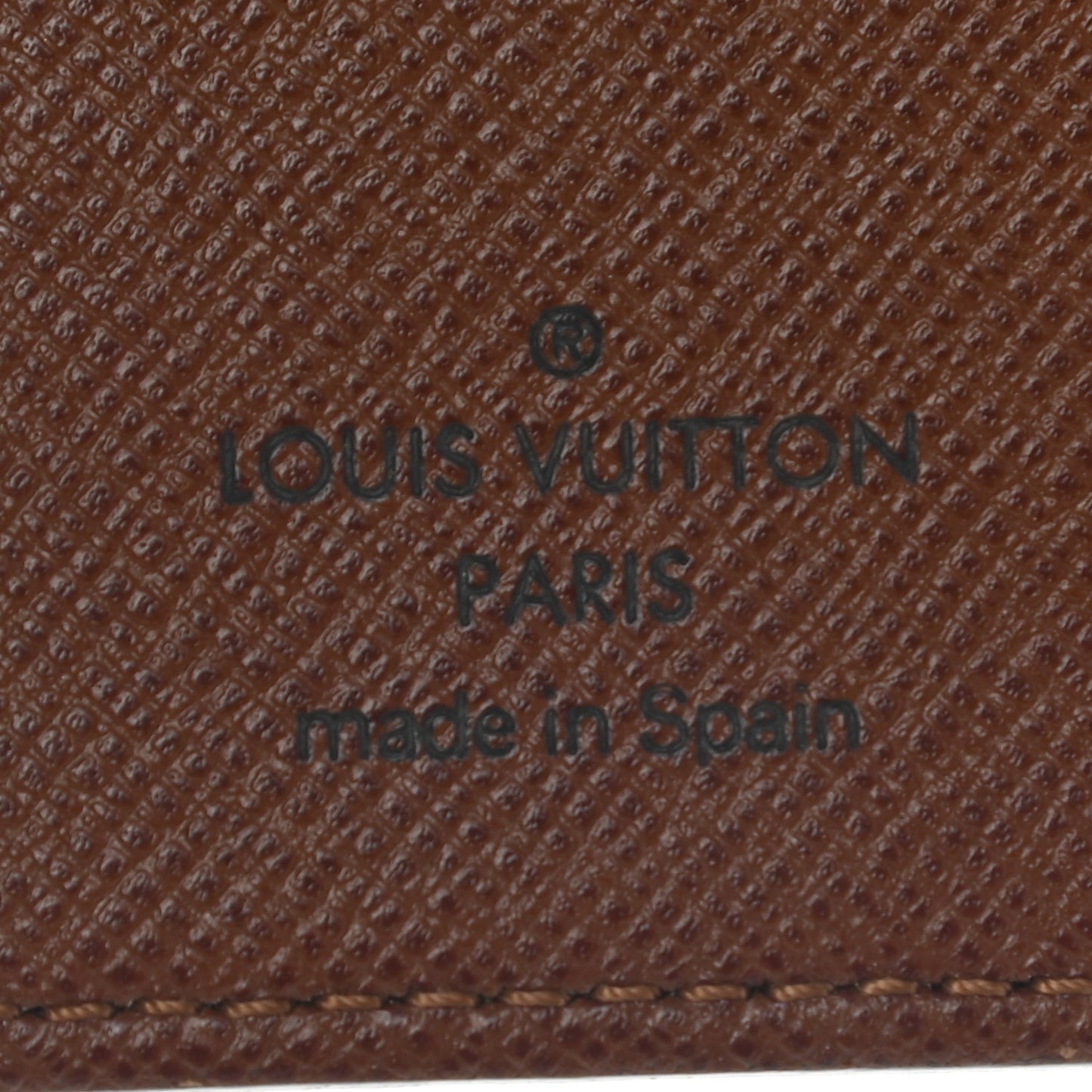 Monogram Checkbook Holder Case Wallet