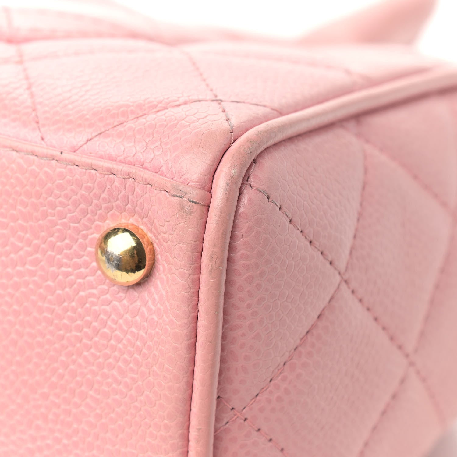 Chanel Caviar Quilted Small Bowler Pink 24 of 24