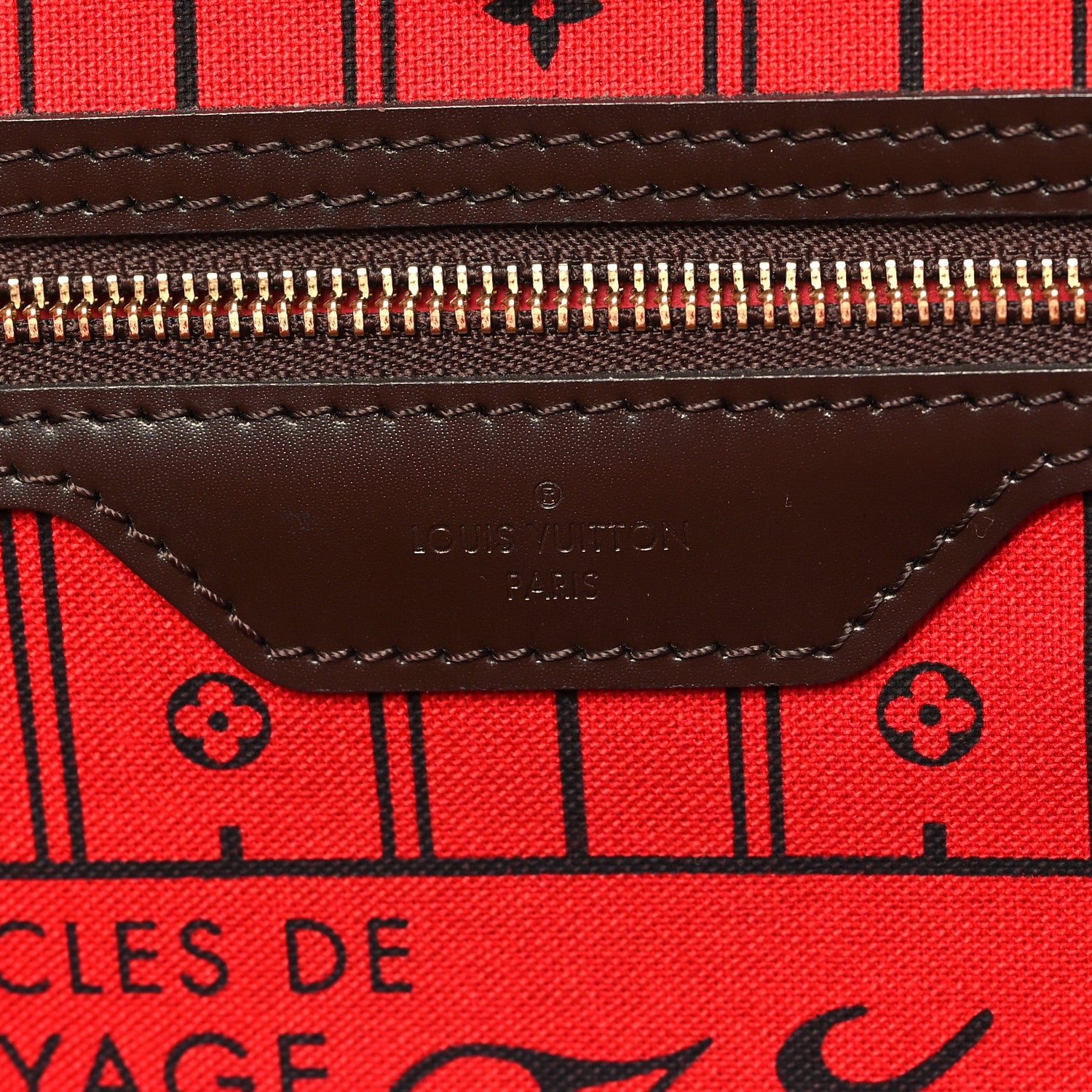 Louis Vuitton Damier Ebene Neverfull GM 6 of 9