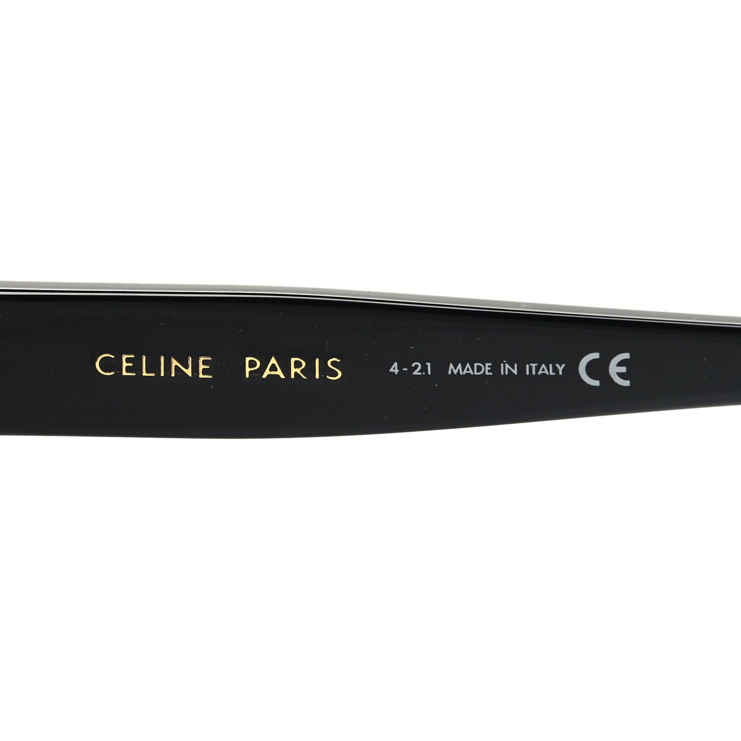 Acetate Triomphe Sunglasses CL40189F Black