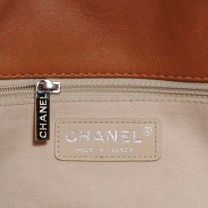 Chanel Calfskin Quilted In the Business North South Tote Light Brown 6 of 8