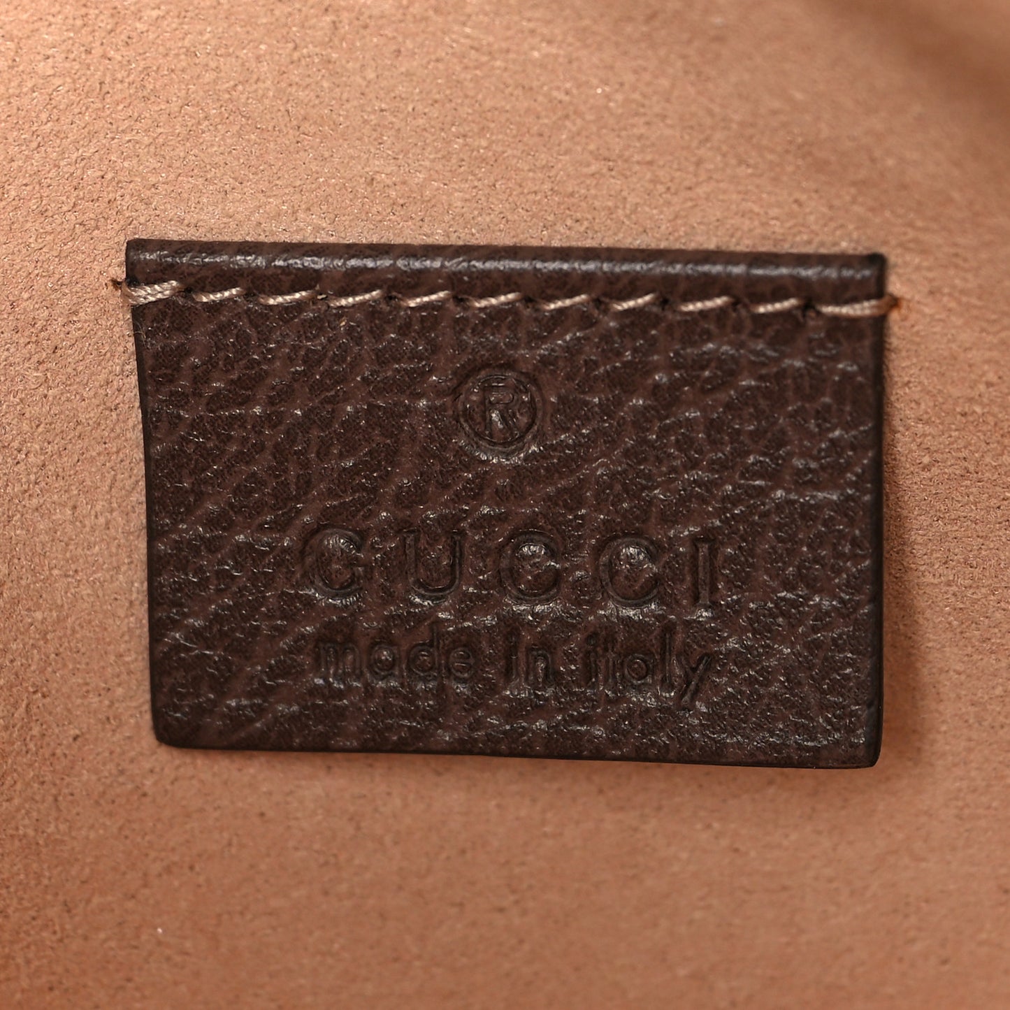 GG Supreme Monogram Large Ophidia Pouch Clutch Brown