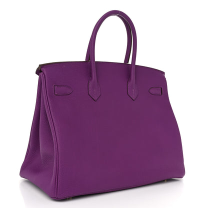 Hermes Togo Birkin 35 Anemone 3 of 10