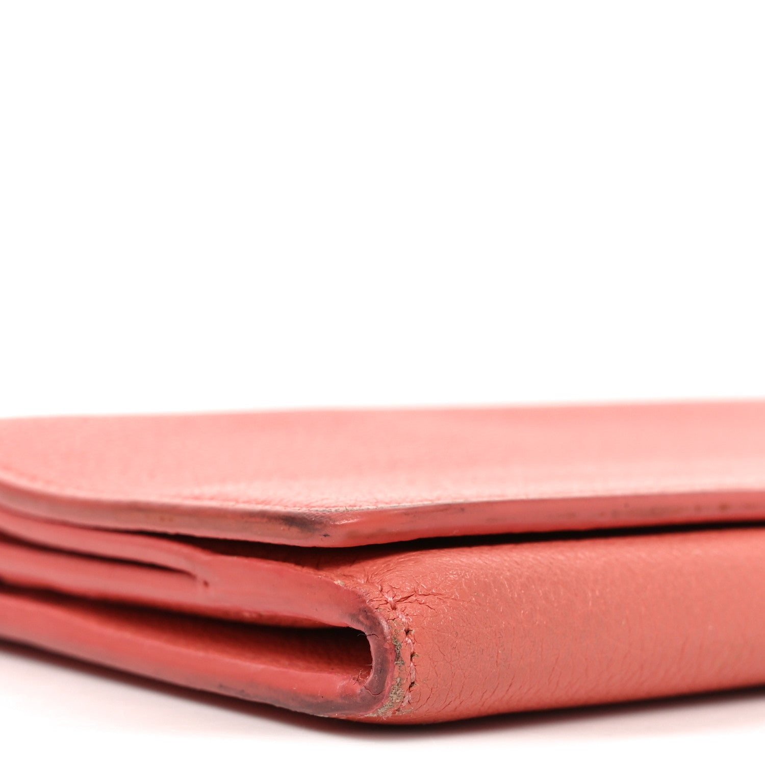 Balenciaga Grained Calfskin Essential Money Wallet Rose Jaipur 6 of 7