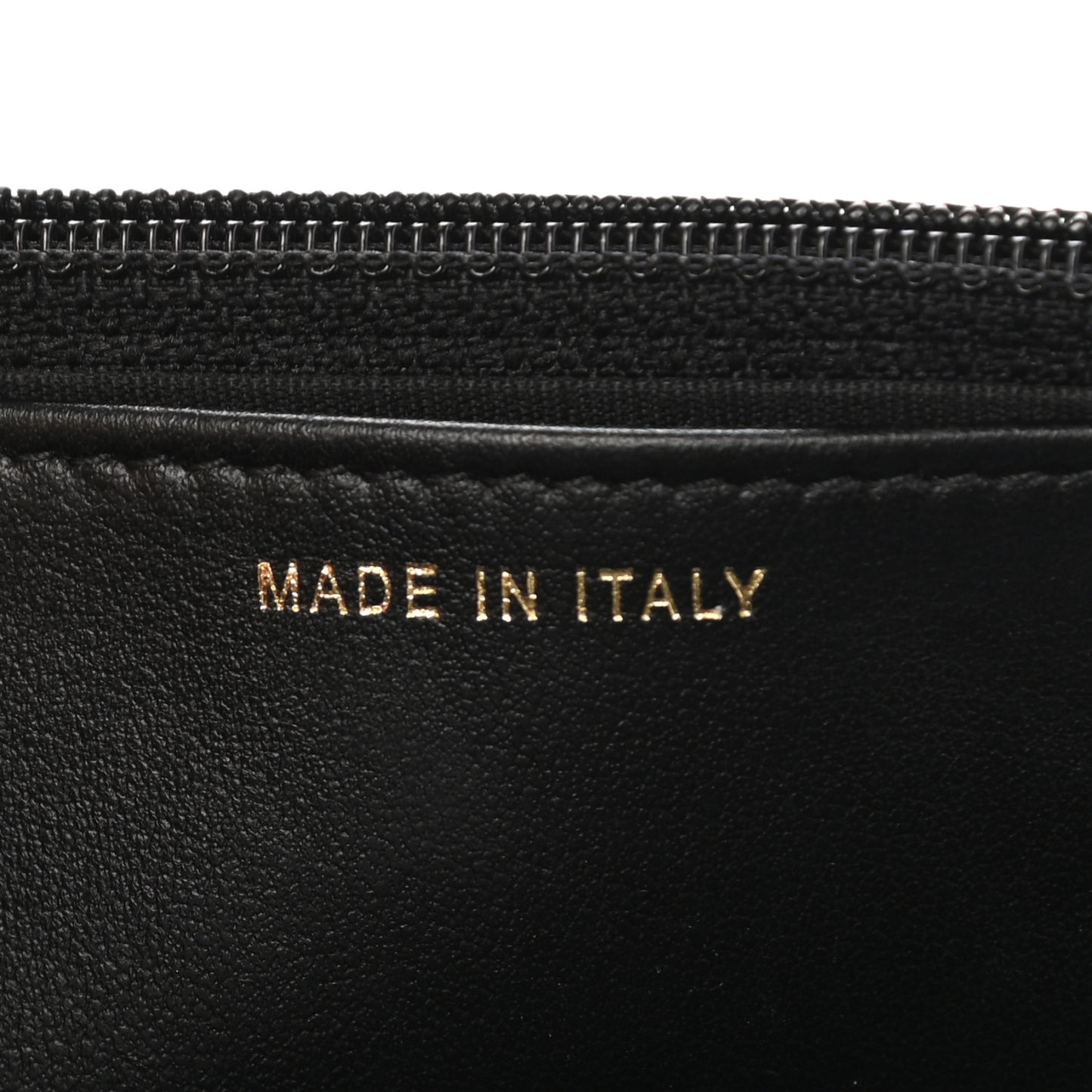 Caviar Quilted Boy Wallet On Chain WOC Black