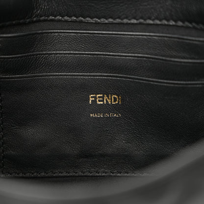 Fendi Nappa FF 1974 Embossed Mini Baguette Black 6 of 13