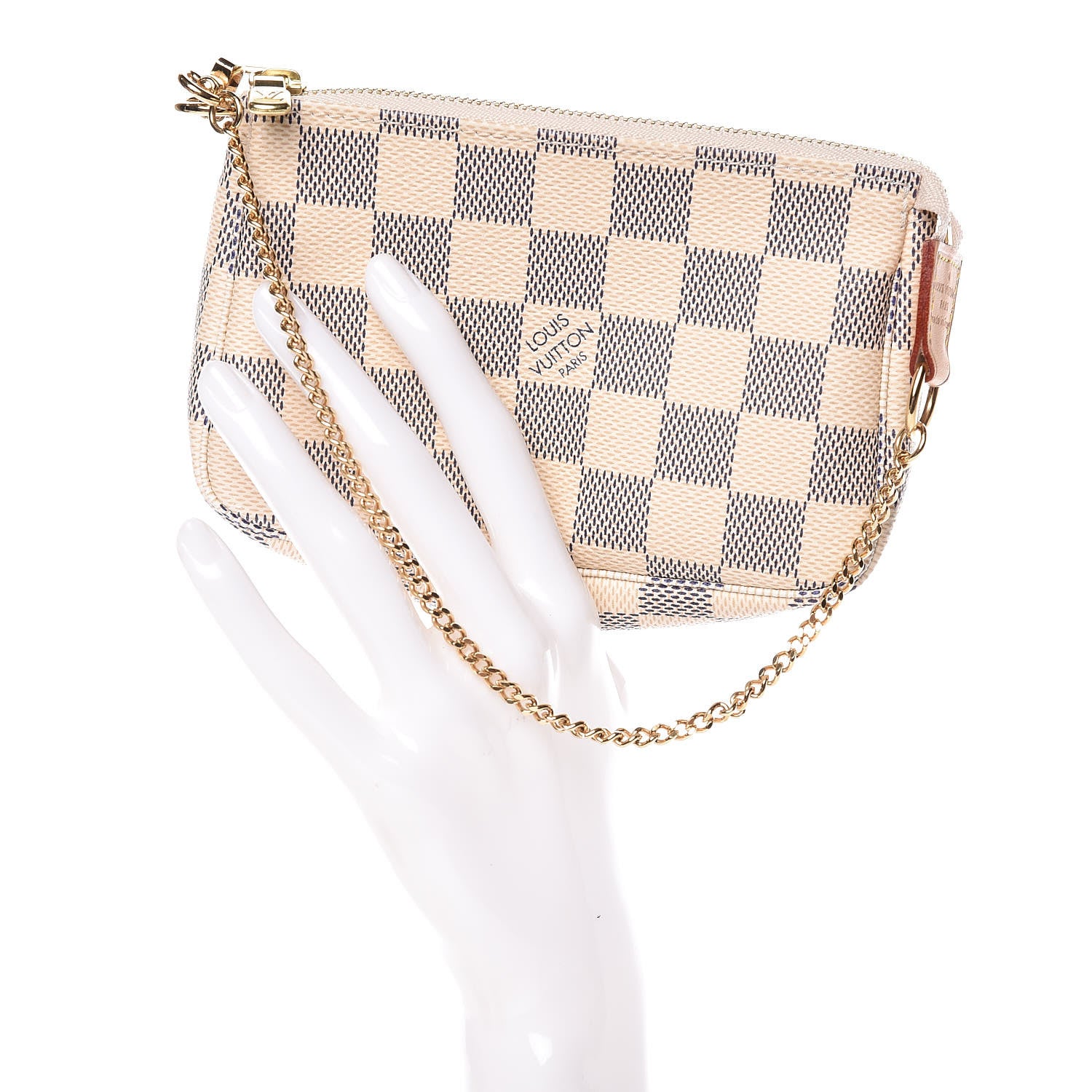 Louis Vuitton Damier Azur Mini Pochette Accessories 2 of 10