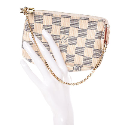 Louis Vuitton Damier Azur Mini Pochette Accessories 2 of 10