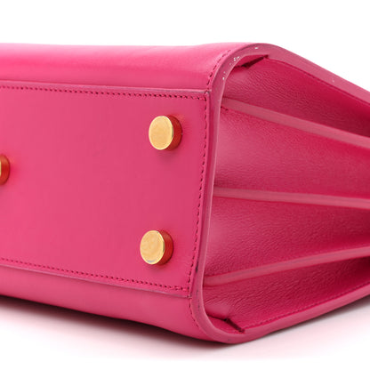 Saint Laurent Calfskin Nano Sac De Jour Fluo Pink 9 of 22