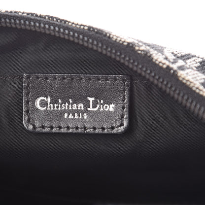 Christian Dior Monogram Shoulder Bag Pochette Black 6 of 10