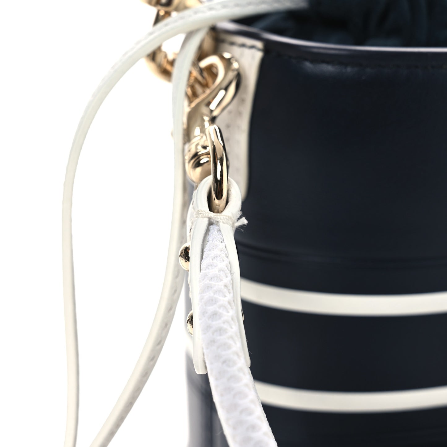 Calfskin Micro Dior Vibe Bucket Blue