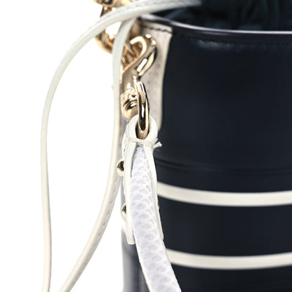 Christian Dior Calfskin Micro Dior Vibe Bucket Blue 12 of 14