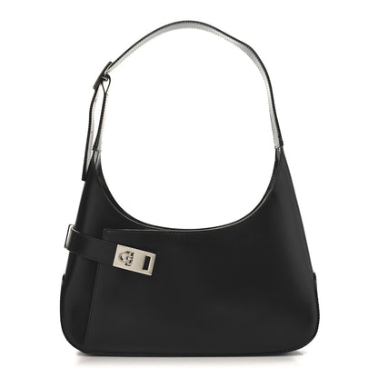 Salvatore Ferragamo Soft Calfskin Gancini Hobo Black 1 of 9