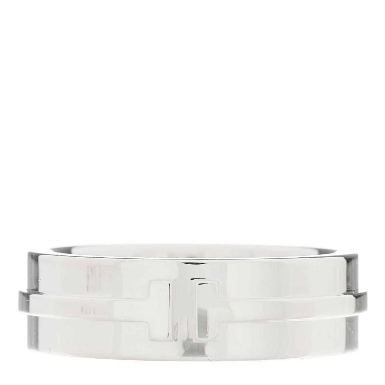 Sterling Silver T Wide Ring 52 6