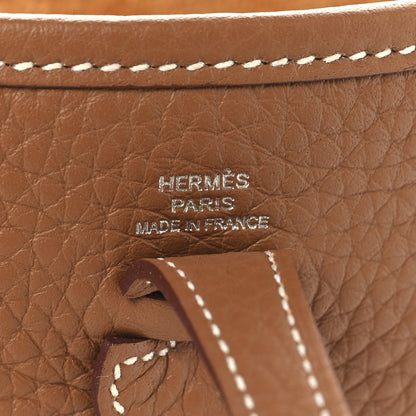 Hermes Taurillon Clemence Evelyne TPM Gold 6 of 11