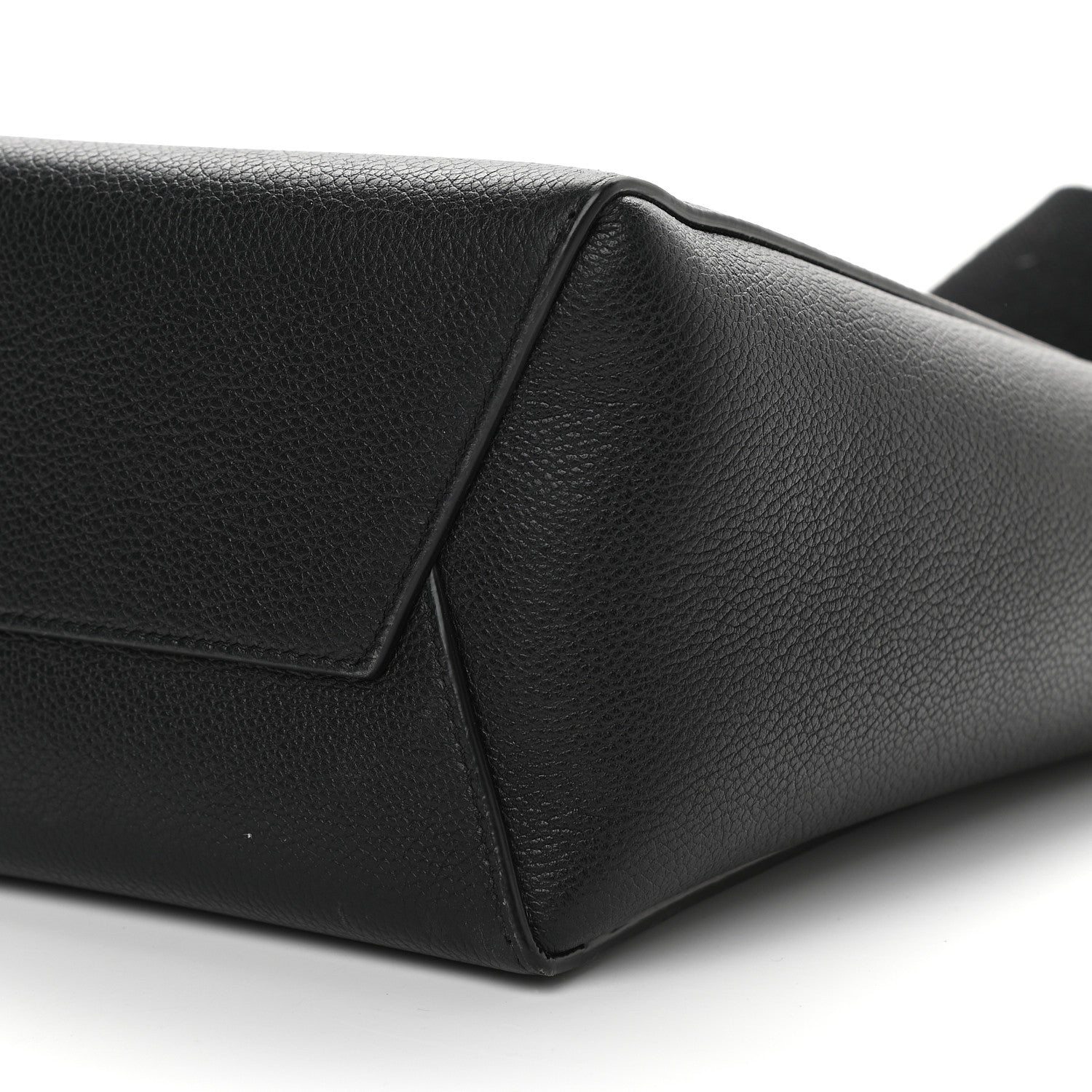Celine Soft Grained Calfskin Small Sangle Bucket Bag Black 8 of 8