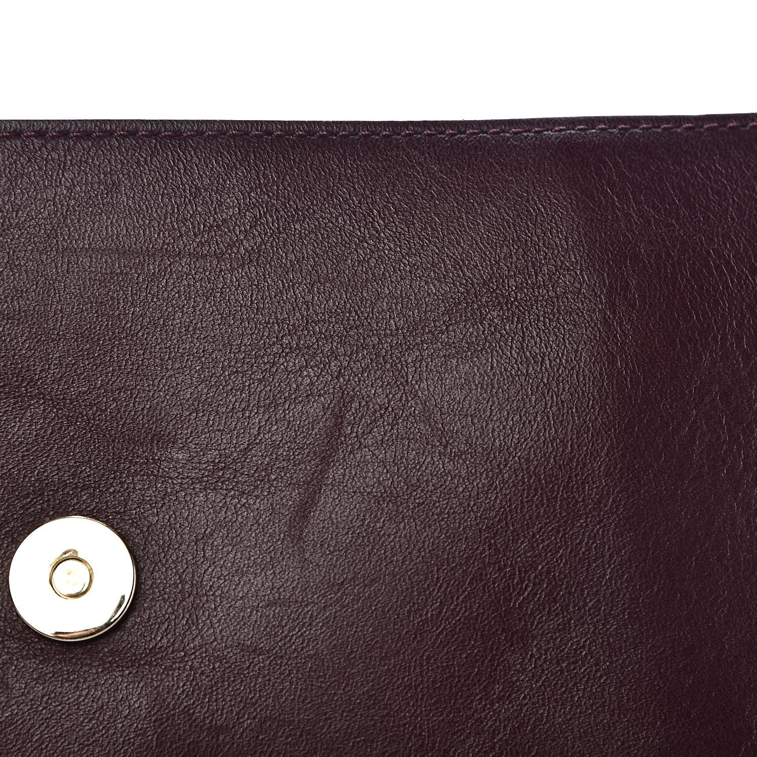Chloe Suede Calfskin Medium Faye Shoulder Bag Dark Purple 8 of 11