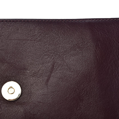Chloe Suede Calfskin Medium Faye Shoulder Bag Dark Purple 8 of 11