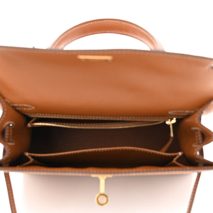 Hermes Epsom Kelly Sellier 25 Gold 5 of 12