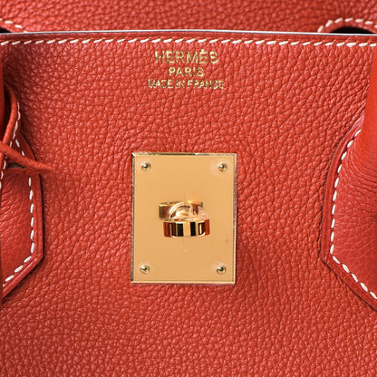 Hermes Togo Birkin 35 Sanguine 21 of 34