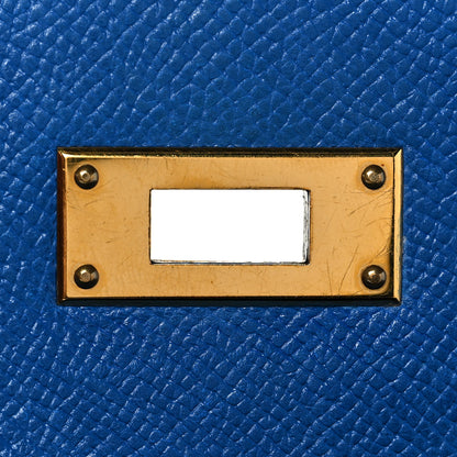 Hermes Courchevel Kelly Retourne 32 Bleu France 32 of 40