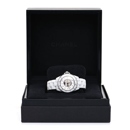 Chanel Stainless Steel Ceramic Diamond Dial 38mm J12 Automatic Watch White 5 of 5