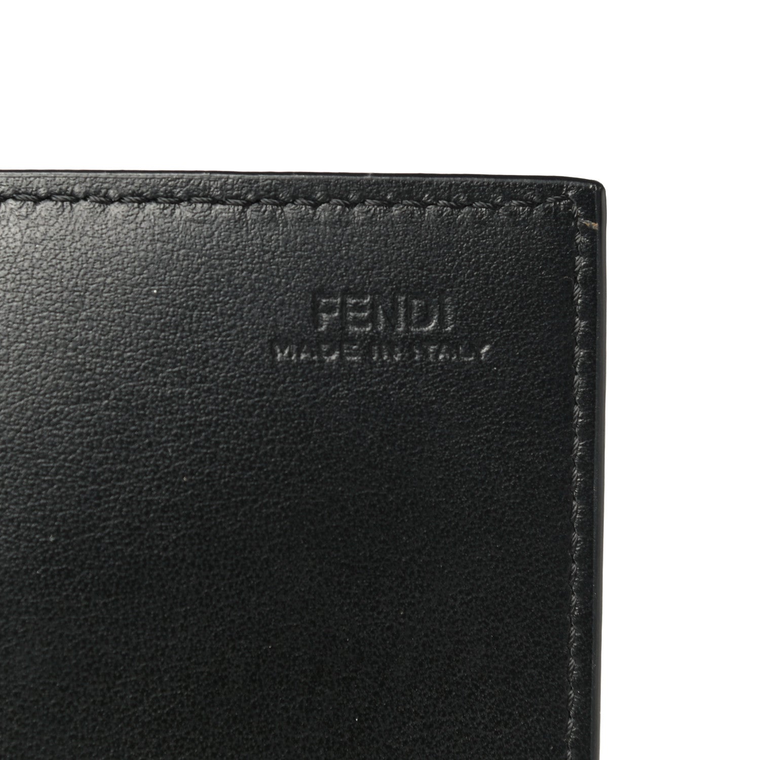 Fendi Vitello Liberty Century Lucido By The Way Continental Wallet On Chain Black 6 of 9