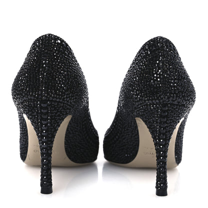 Valentino Garavani Suede Crystal Embellished  36 Black 6 of 11