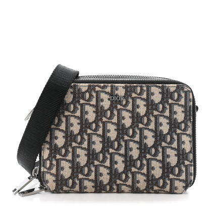 Christian Dior Oblique Messenger Pouch Black 1 of 21