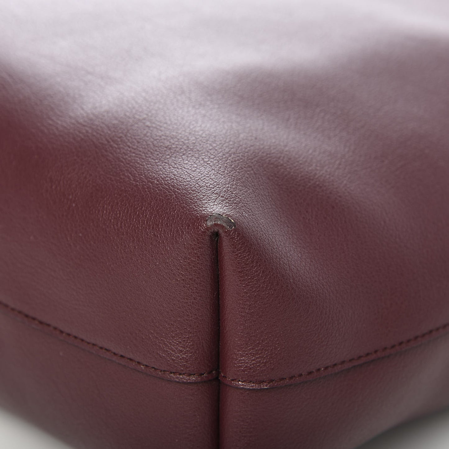 Calfskin Medium Shopping Tote Palissandre
