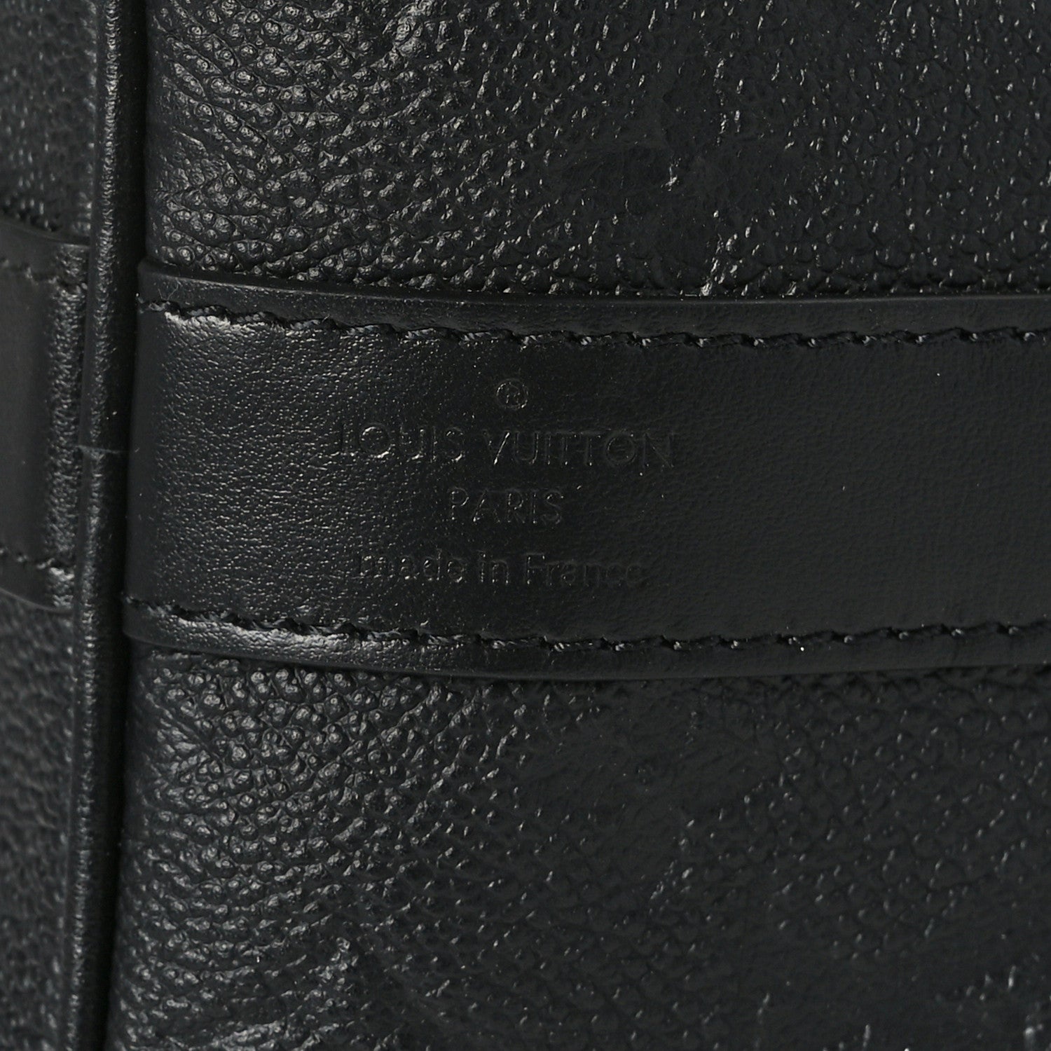 Louis Vuitton Empreinte Monogram Giant Keepall Bandouliere 45 Black 7 of 11