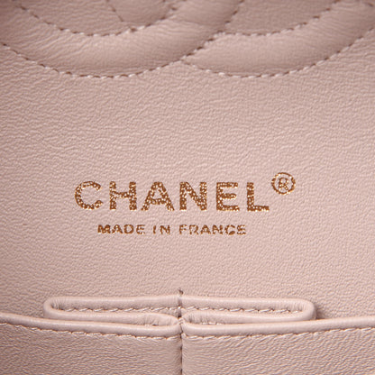 Chanel Lambskin Quilted Medium Double Flap Light Pink 6 of 9