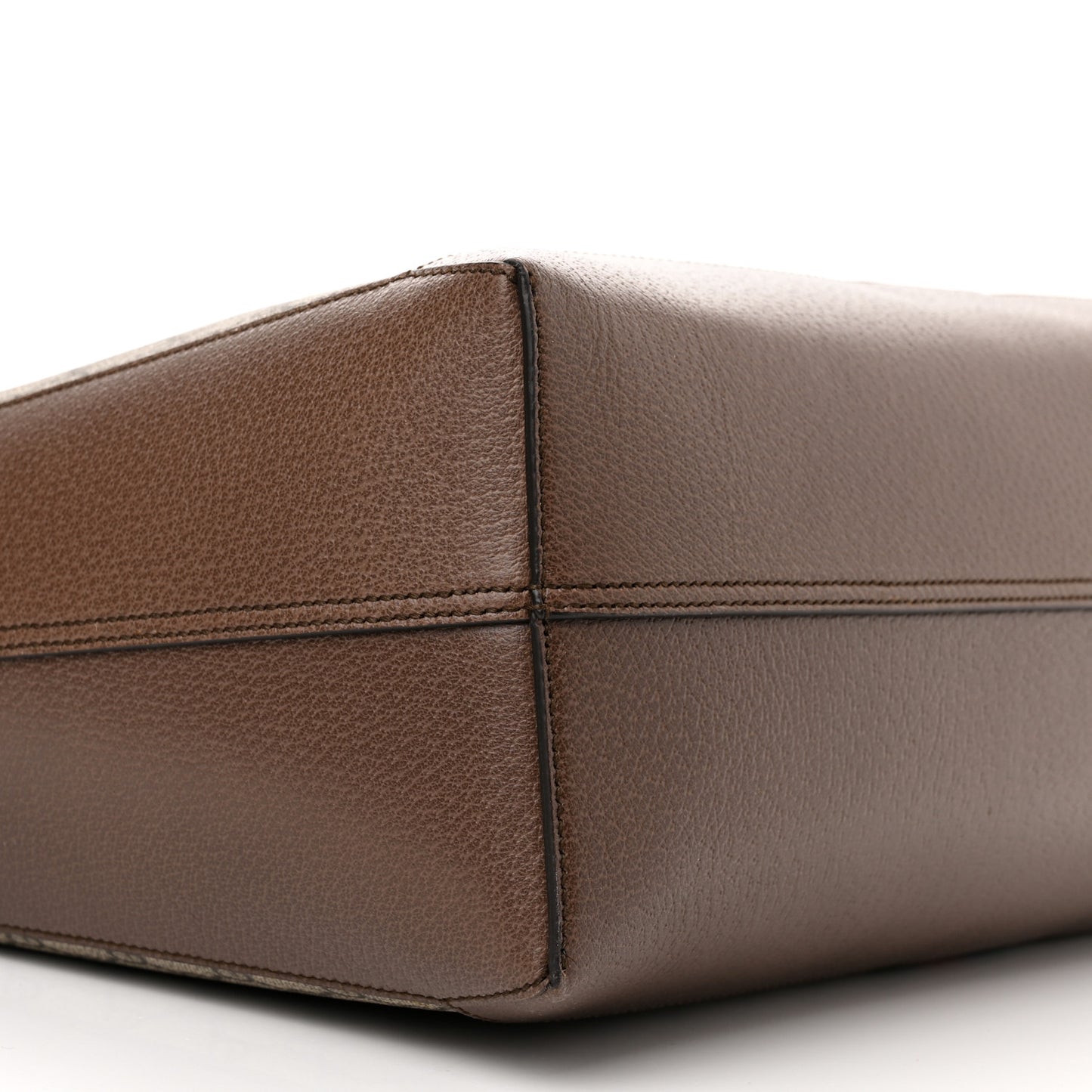 GG Supreme Monogram Web Ophidia Tote Brown