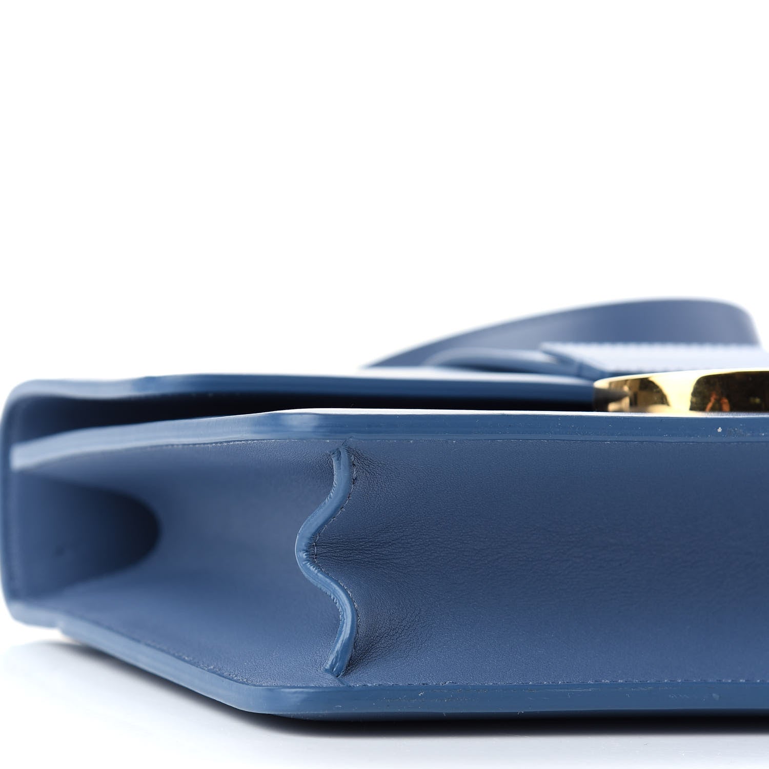 Christian Dior Smooth Calfskin 30 Montaigne Flap Bag Blue 7 of 9