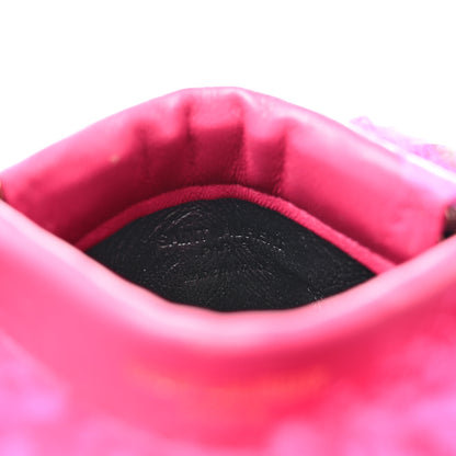 Saint Laurent Fur Mini Pac Pac Pouch On Chain Fuchsia 8 of 8