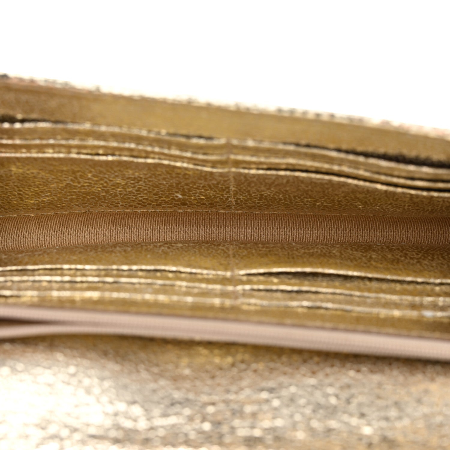 Jimmy Choo Glitter Fabric Reese Clutch Wallet Metallic 5 of 8