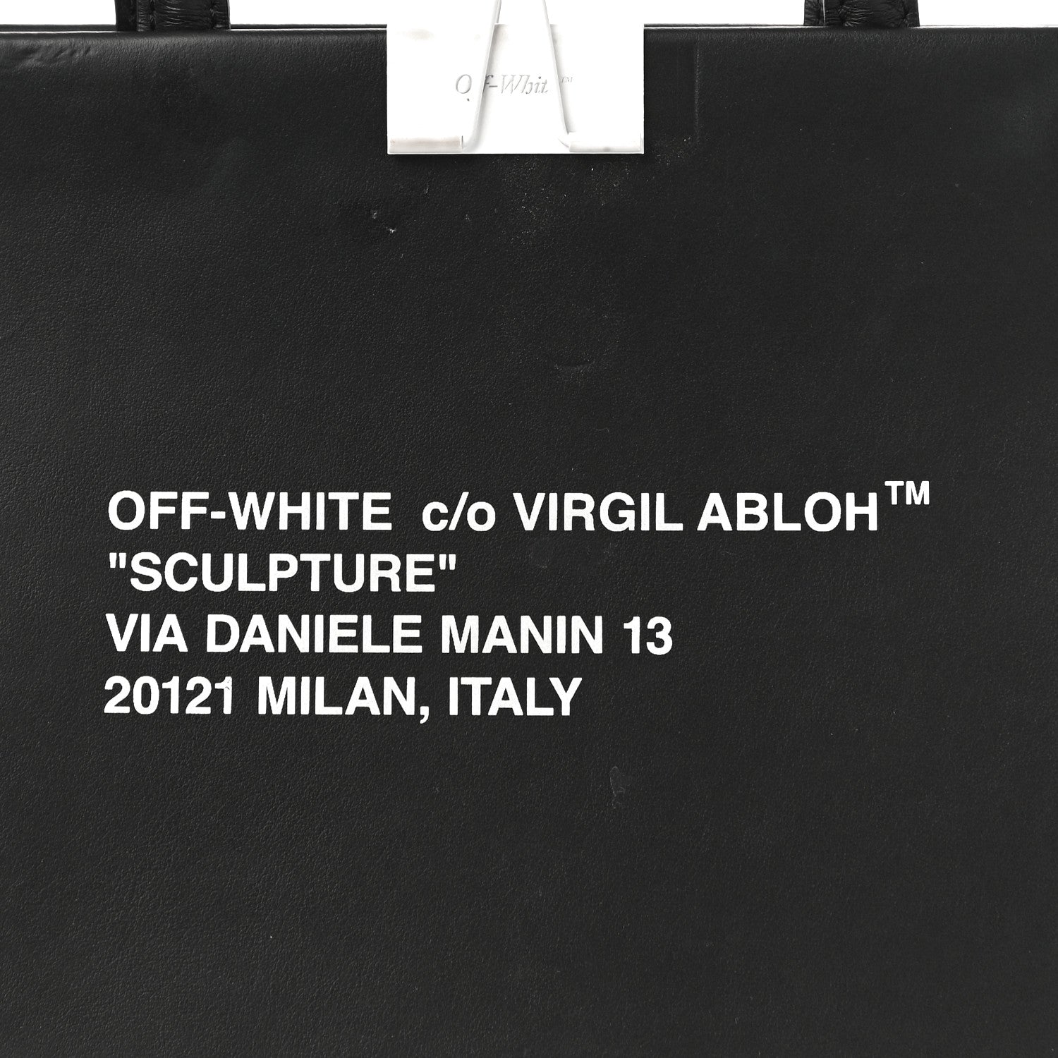 Off-White Calfskin Small Box Bag Black 8 of 10