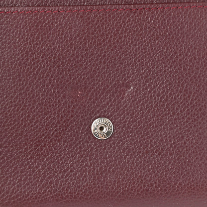 Louis Vuitton Calfskin LockMe II Compact Wallet Prune 8 of 8
