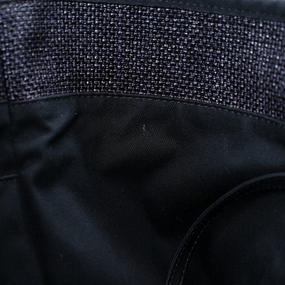 Chanel Woven Straw Raffia Medium Deauville Tote Black 13 of 15
