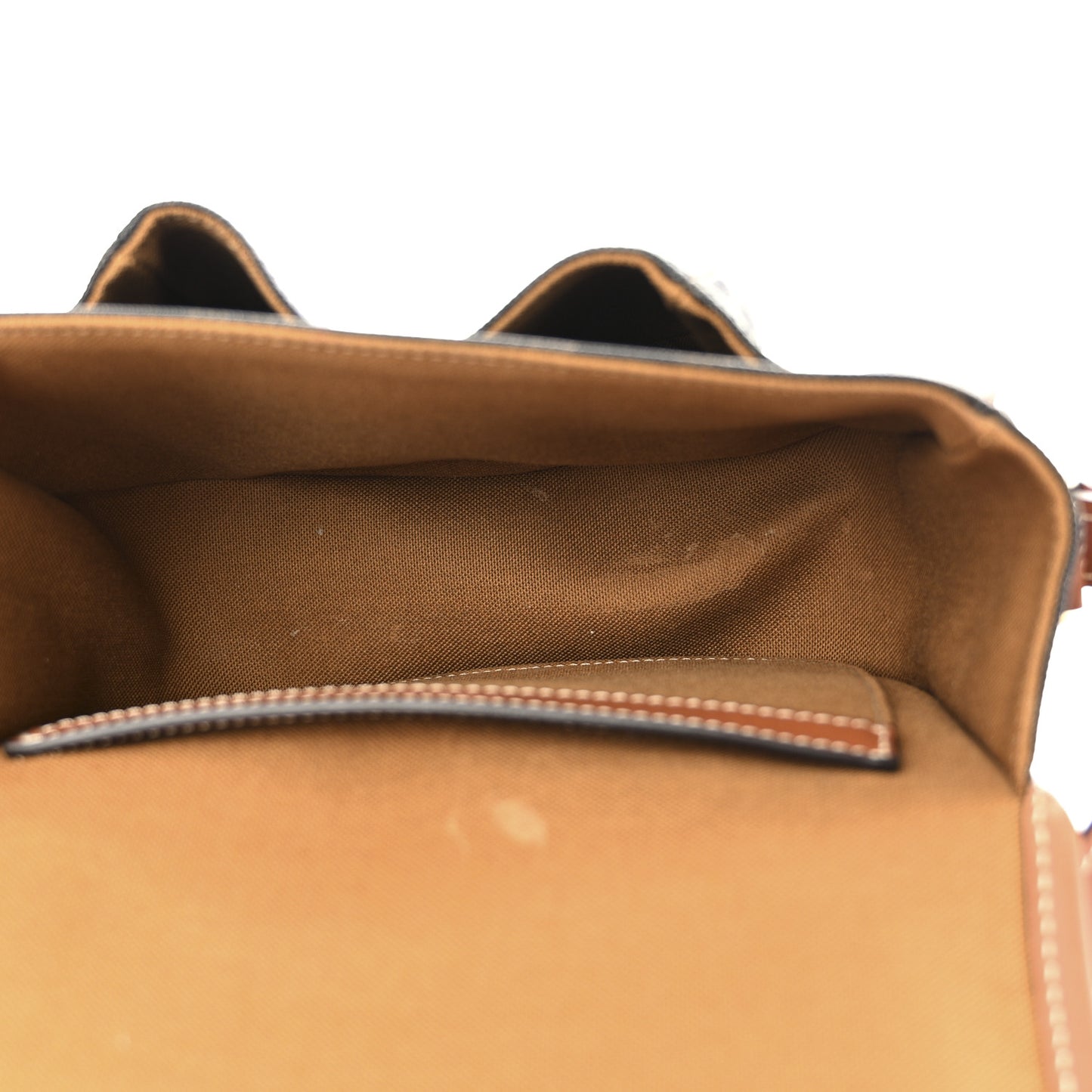 Triomphe Canvas Medium Folco Bag Tan