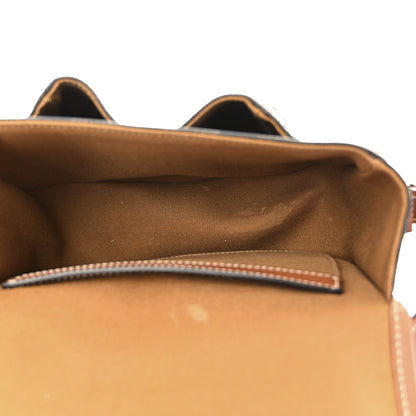 Celine Triomphe Canvas Medium Folco Bag Tan 5 of 12