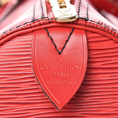 Louis Vuitton Epi Keepall 50 Castillan Red 6 of 13