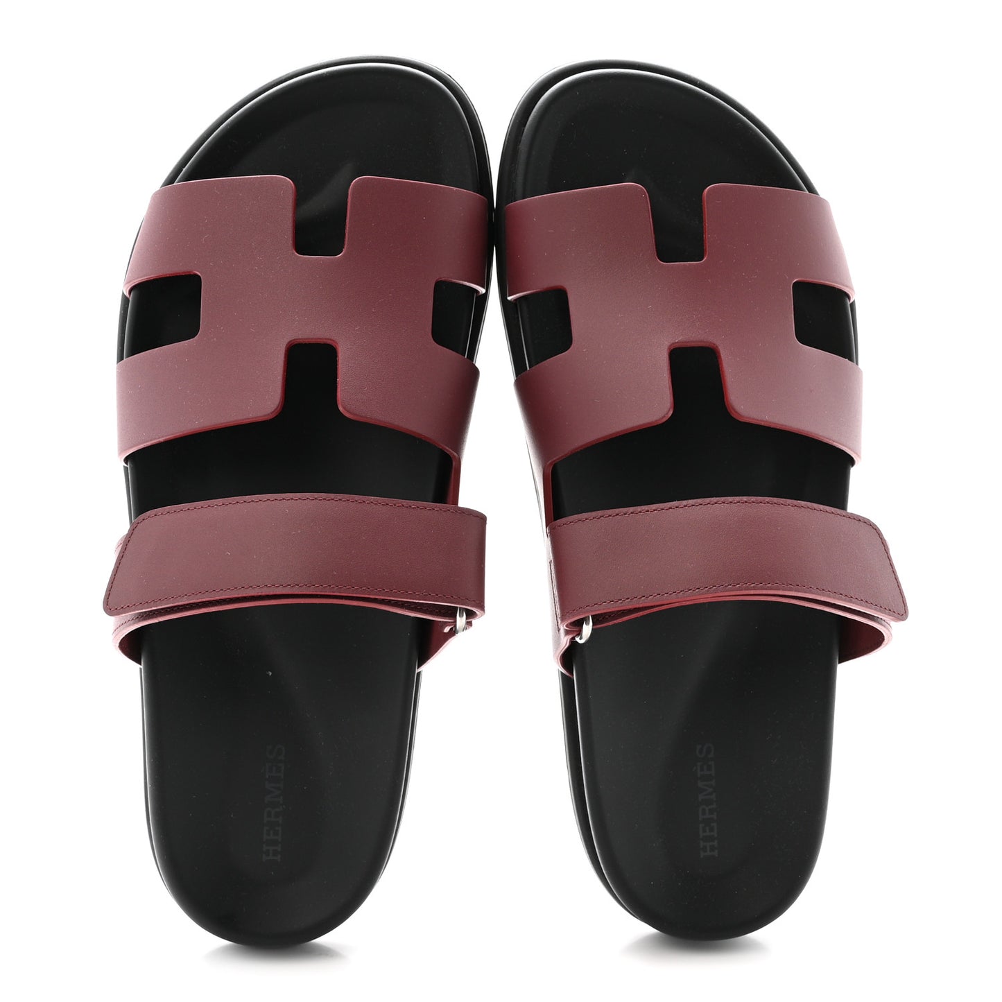 Calfskin Womens Chypre Sandals 40 Rouge H