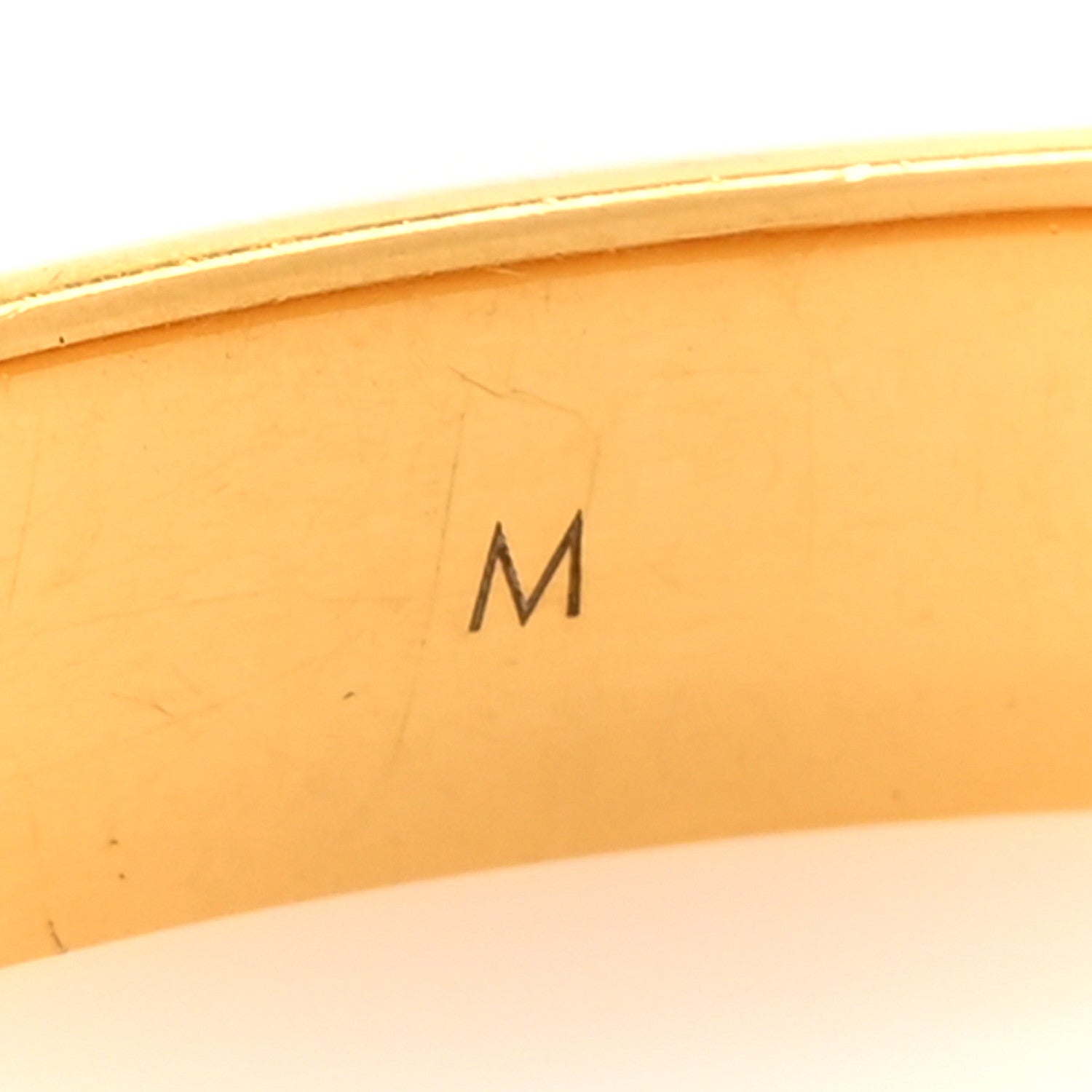 Louis Vuitton Brass Monogram Nanogram Cuff M Gold 5 of 7
