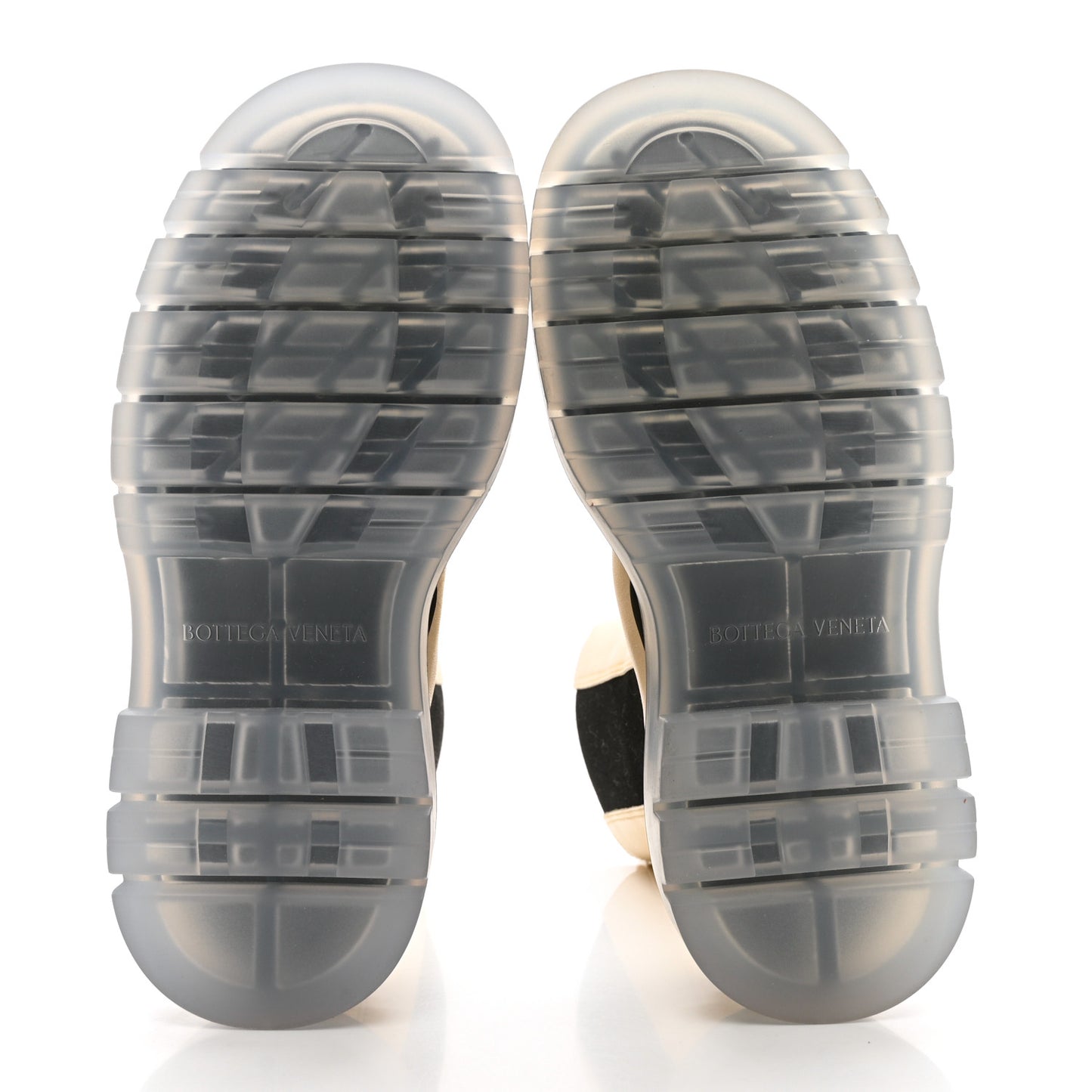 Calfskin The Tire Chelsea Boots 38 Wax Black Transparent