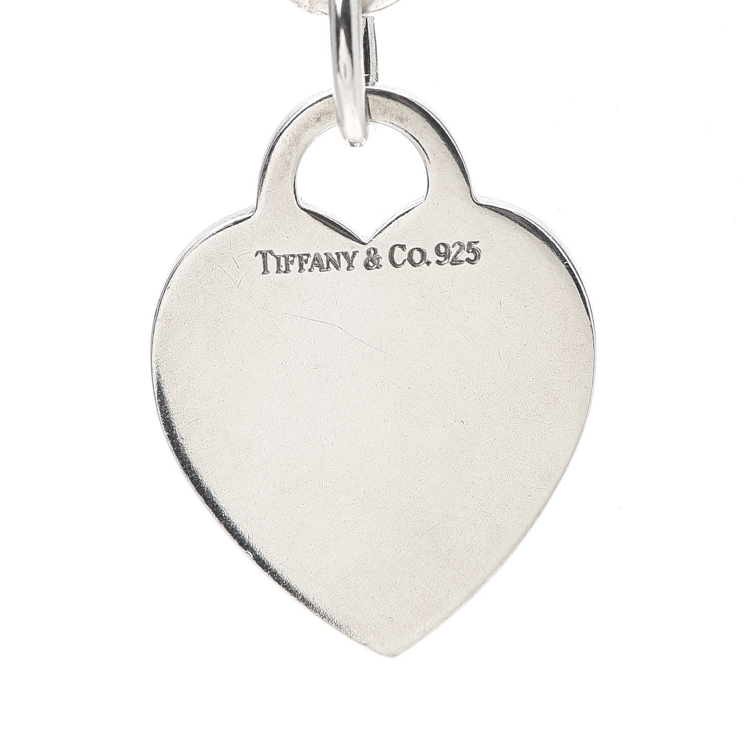 Tiffany Sterling Silver Heart Tag Toggle Necklace 4 of 4